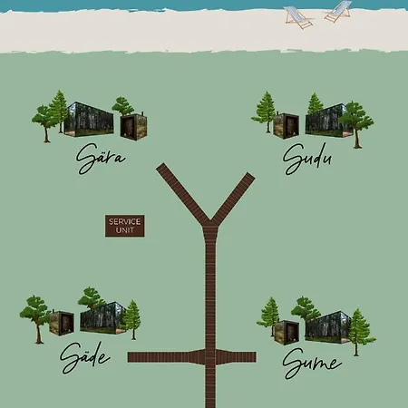 Oeoed Laheranna Sume -with Sauna Apartamento Ihasalu